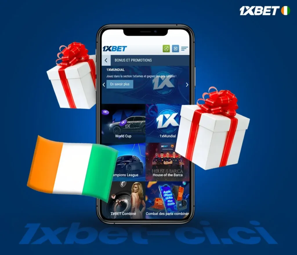 Bonus 1xBet Côte d'Ivoire Bonus 1xBet Cote d'Ivoire