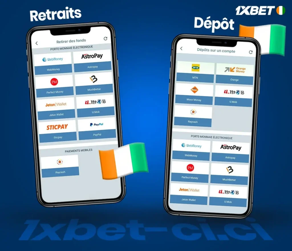 Retrait 1xbet Cote d'Ivoire: Comment retirer de l'argent sur 1xBet en Côte d'Ivoire ?