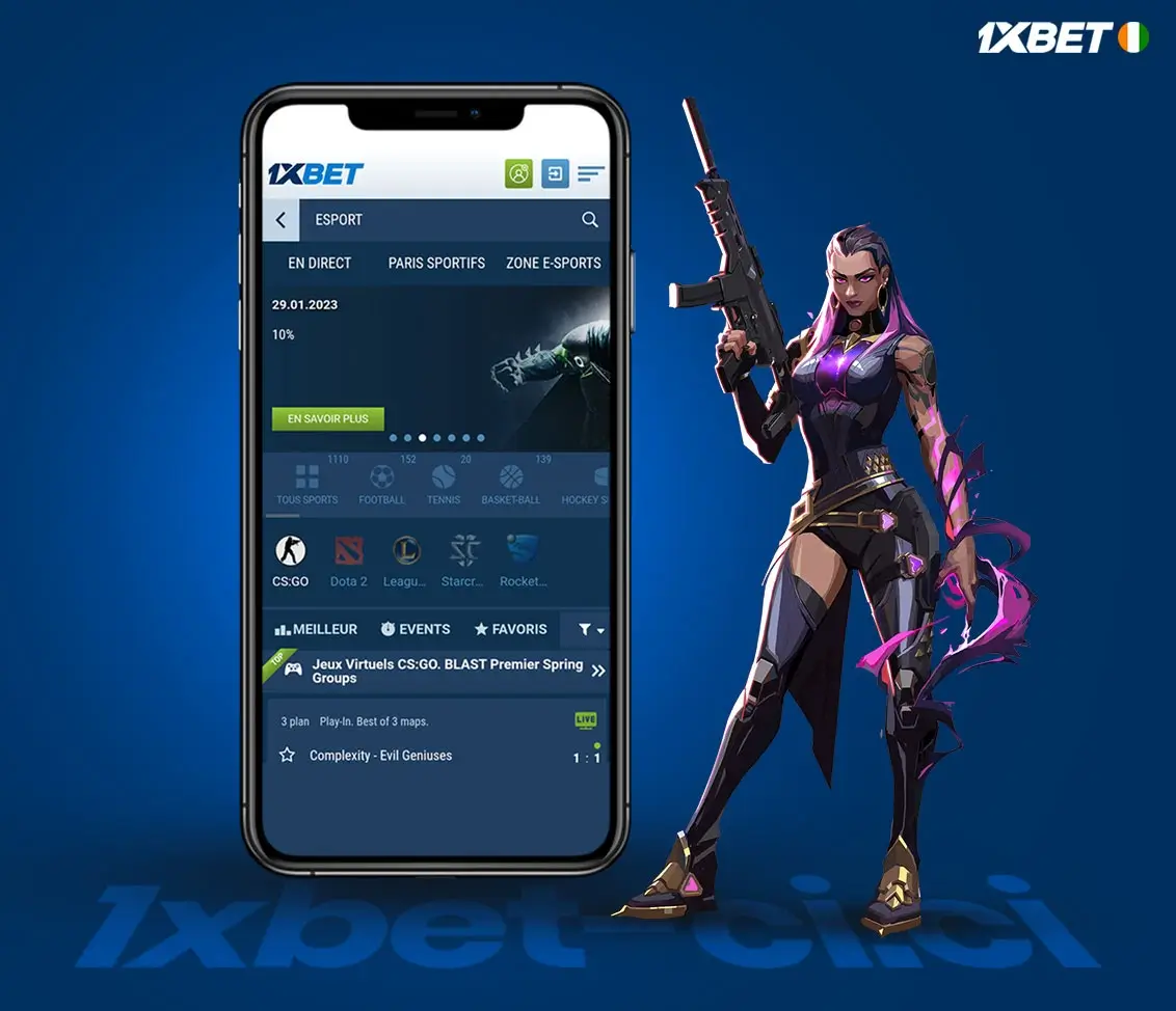 1xBet CI Review Esports