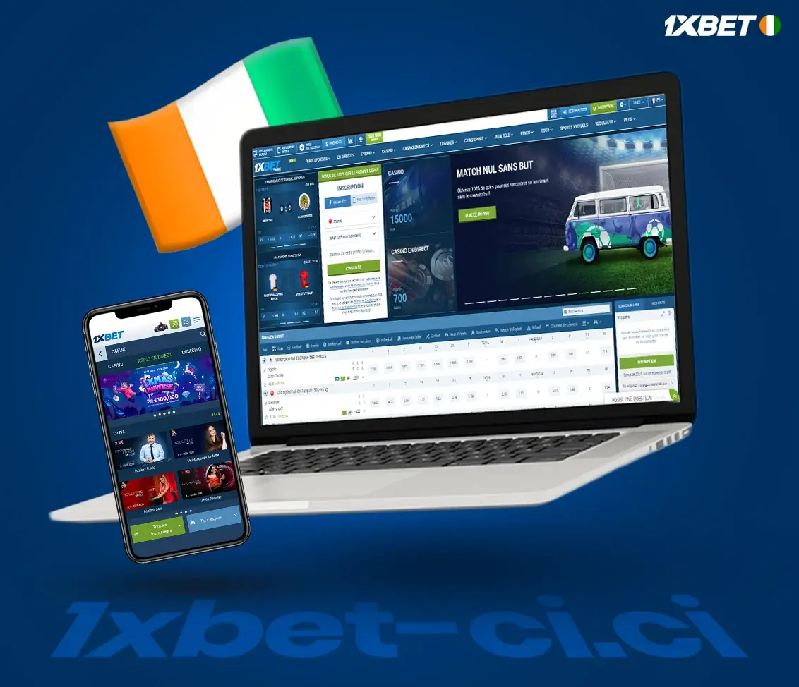 Dans les applications et logiciels 1xBet.ci