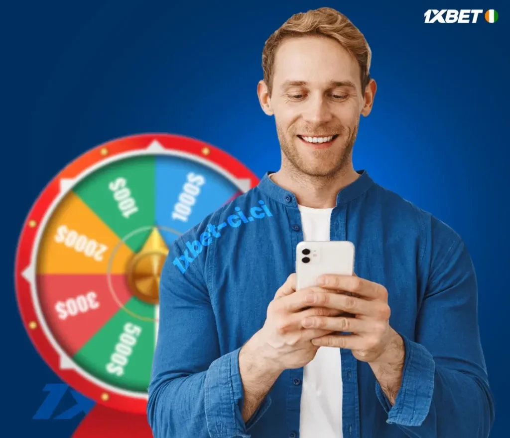 1xbet inscription Cote d'ivoire à la loterie