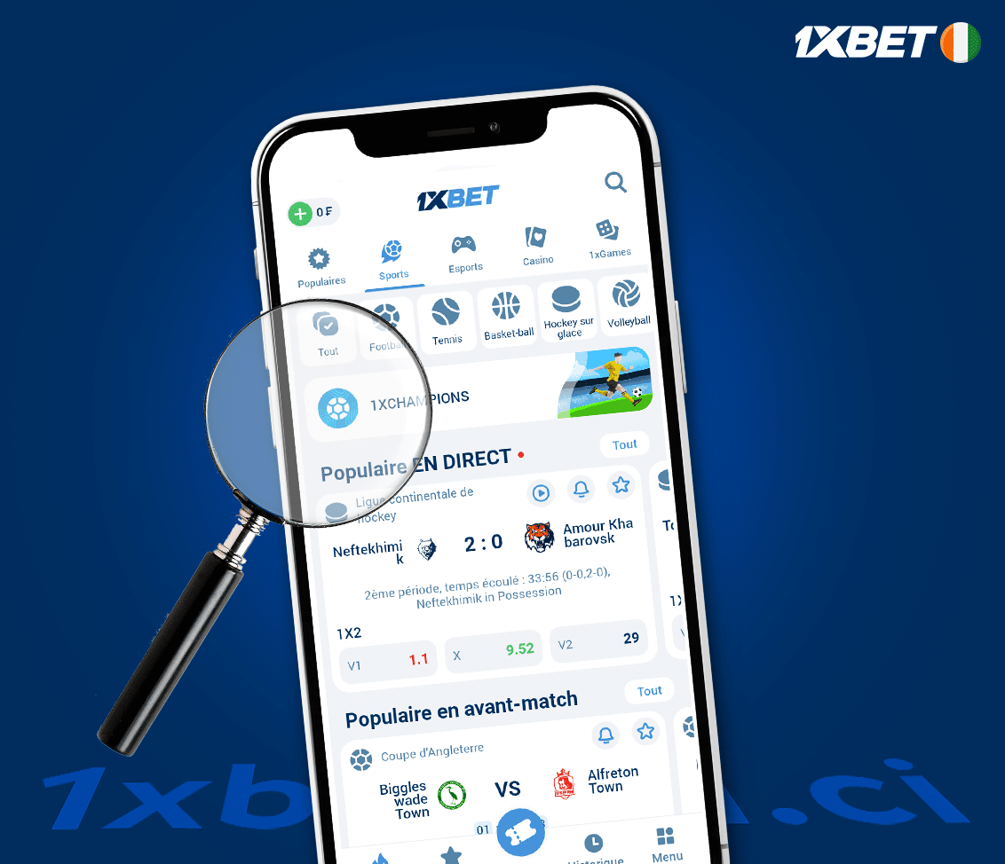 vérifier son compte 1xbet ci