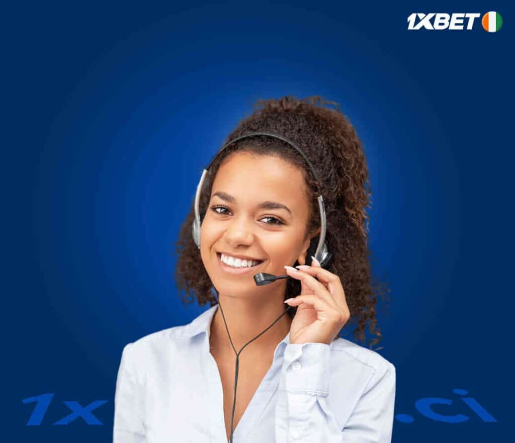 Comment contacter le service client de 1xbetci 